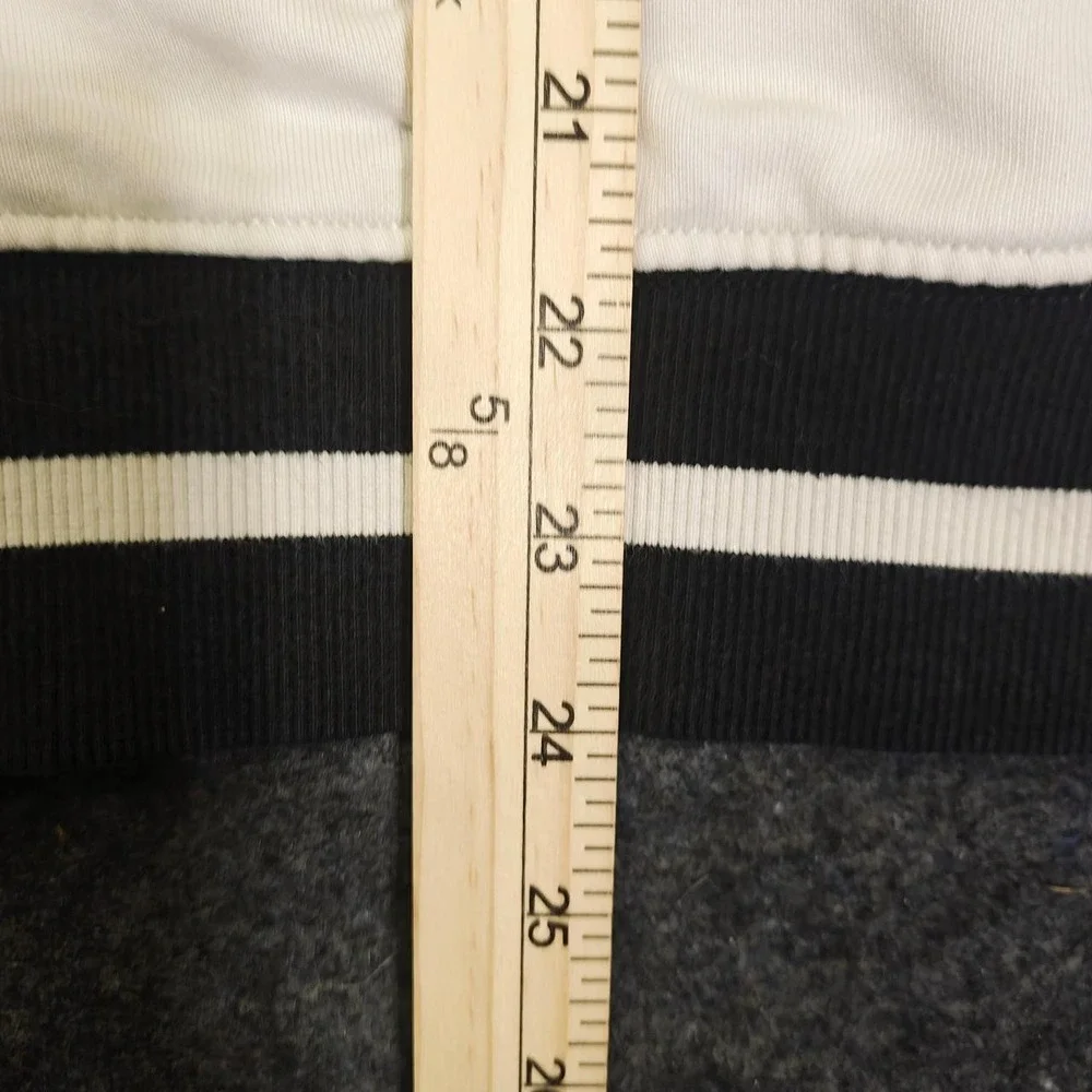 Old Navy Kids Oversized Running On Good Vibes Sweatshirt Cream Black L 10-12